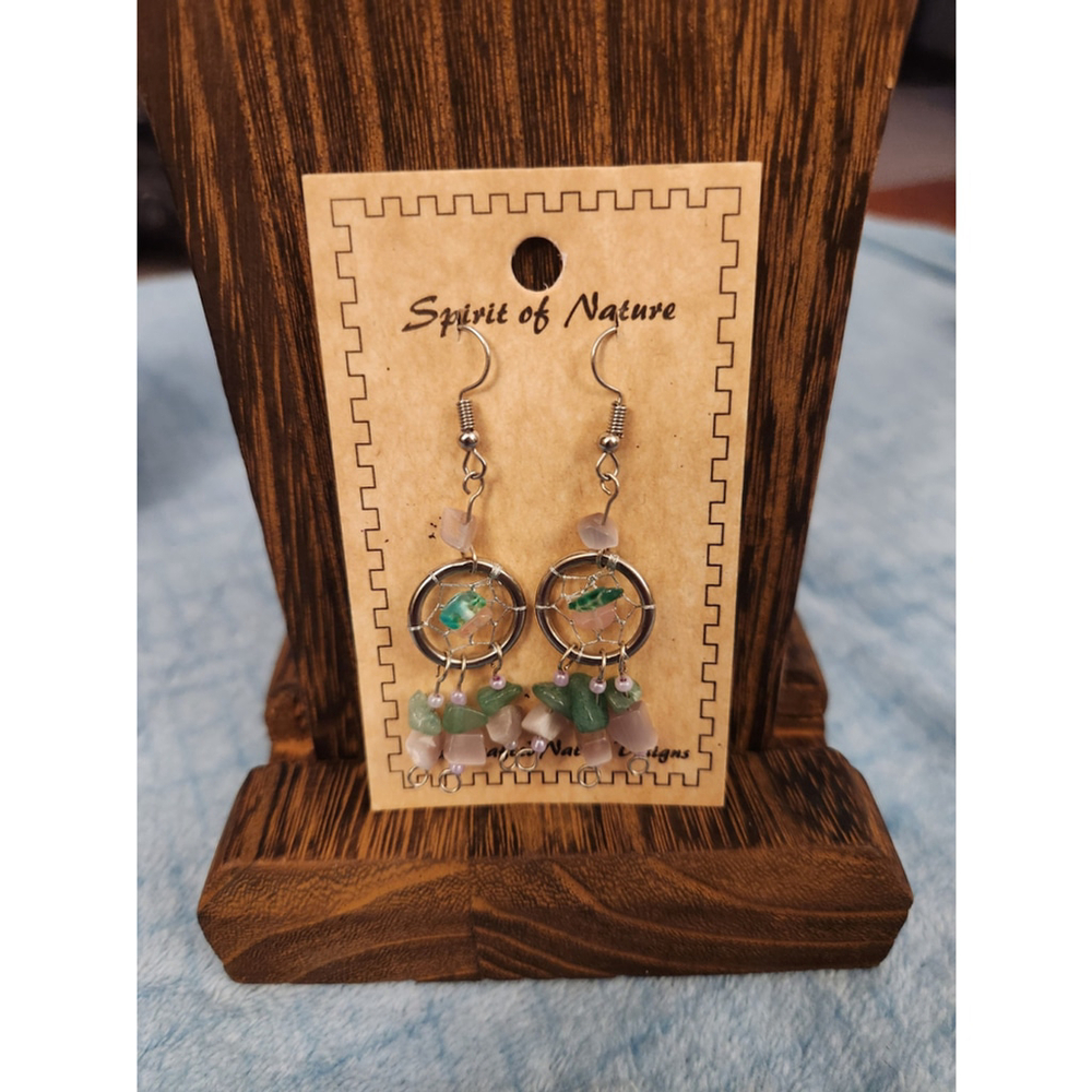 Spirit of Nature Dreamcatcher dangle Earrings
